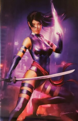 X-Men Vol5 #3D Pyslocke Virgin Variant Cover by Shannon Maer COA 107/600