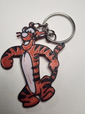 Tigger 3d Keychain