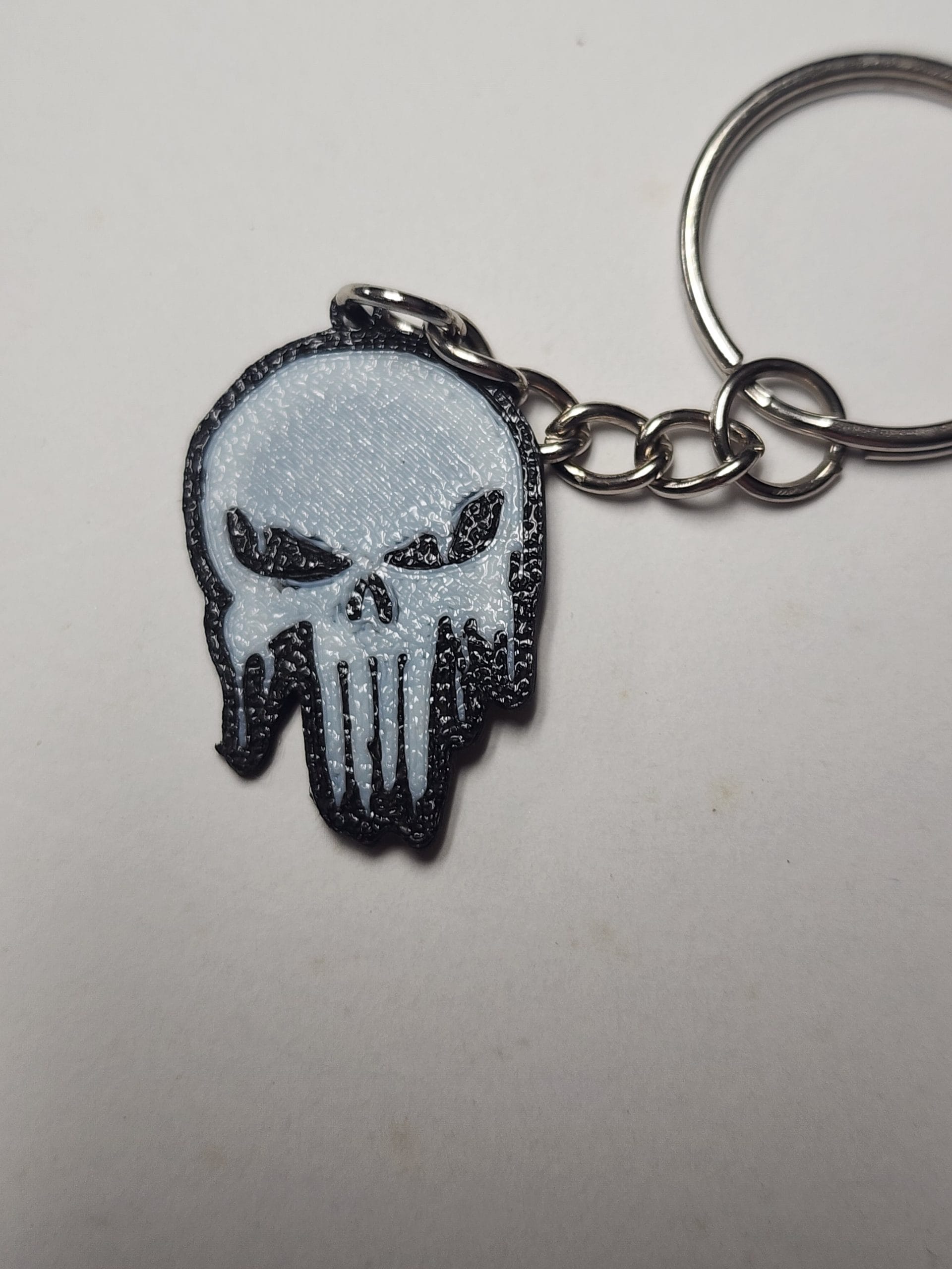 Punisher Head 3D Keychain