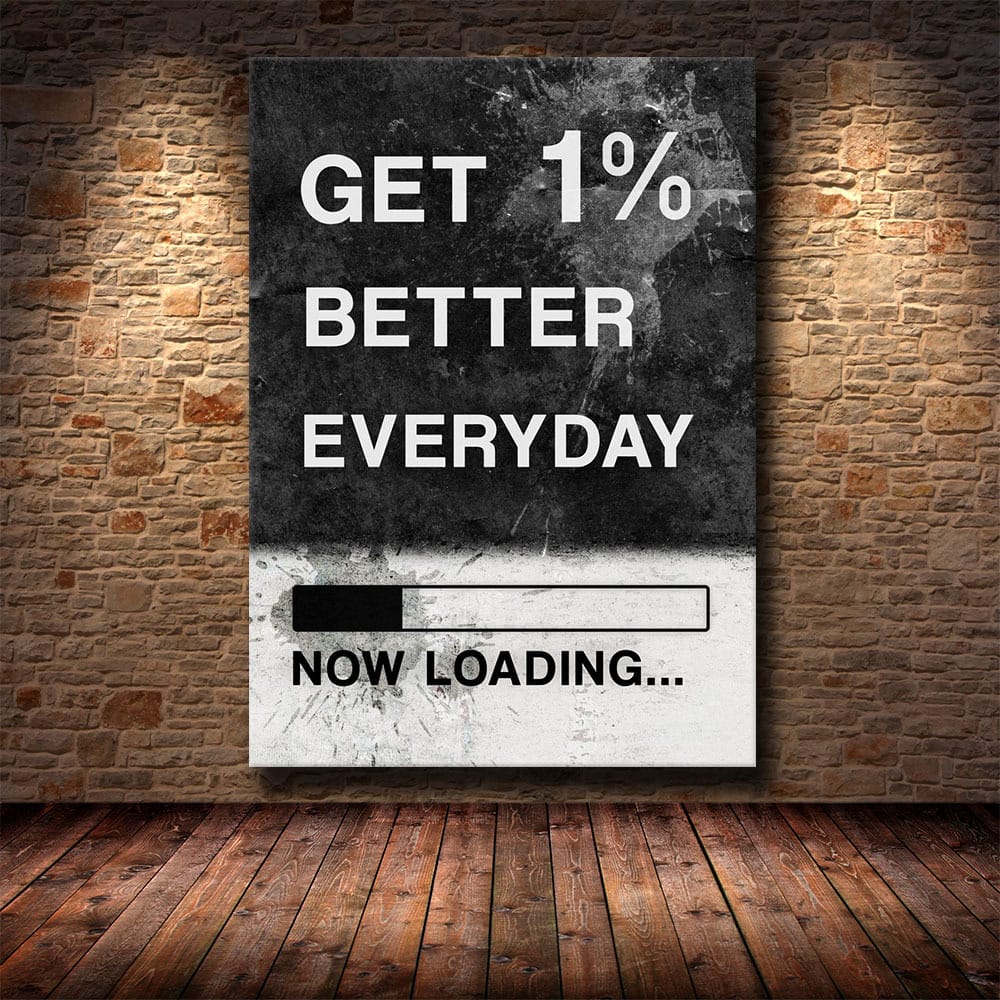 Motivational Quotes Posters And Art Wild Lion Canvas Painting - Image 4