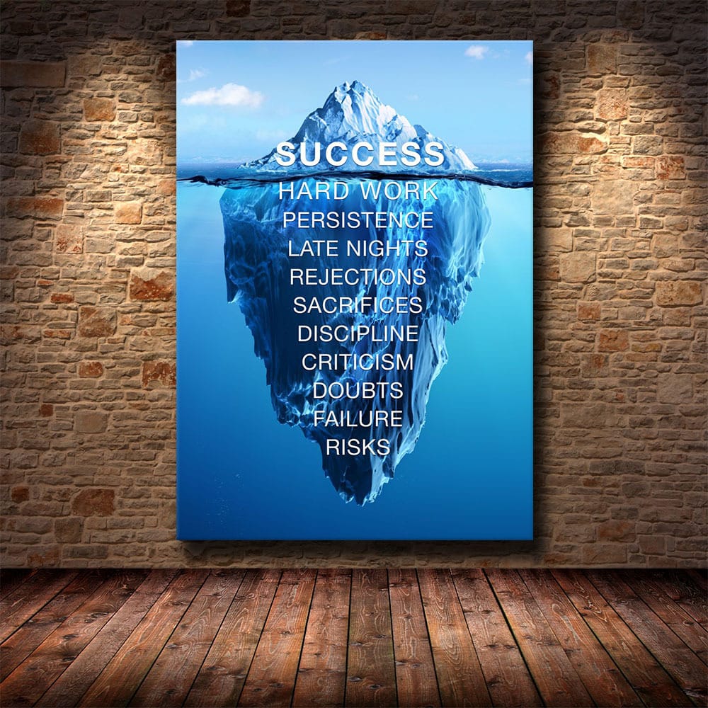 Motivational Quotes Posters And Art Wild Lion Canvas Painting - Image 5