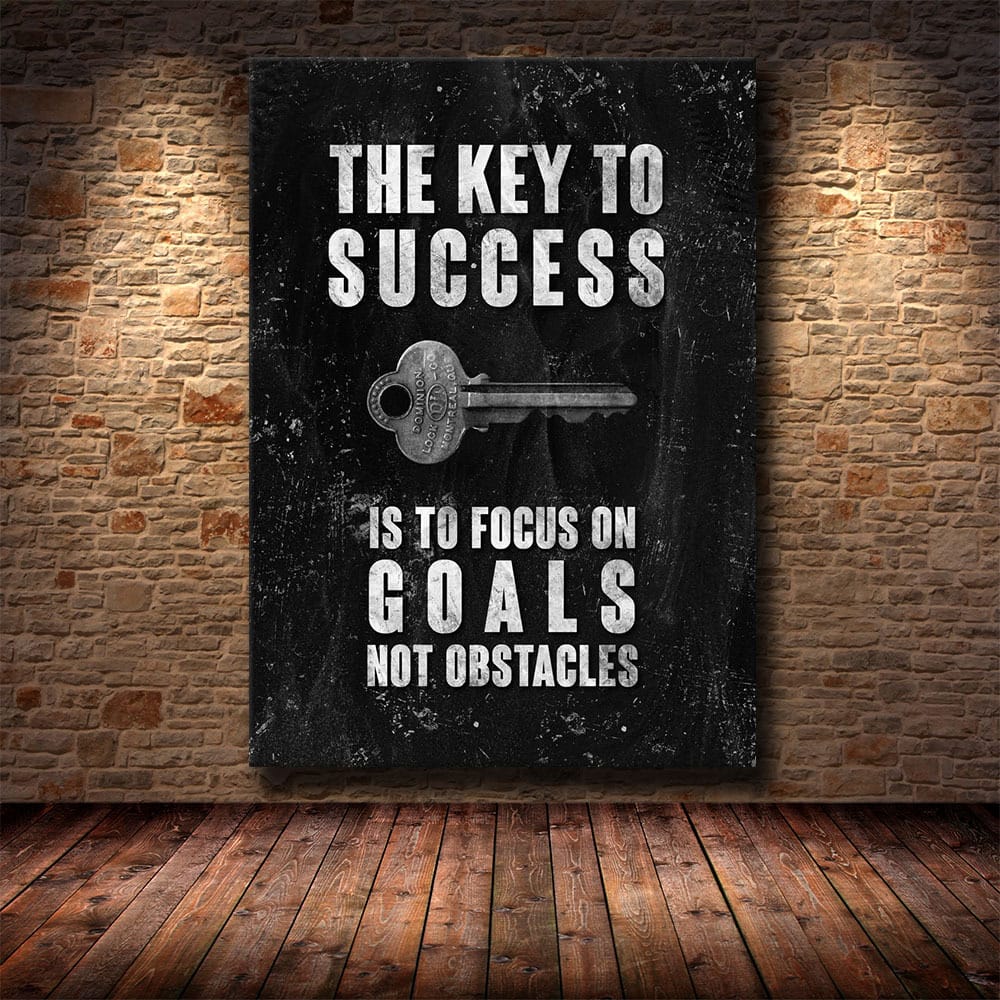 Motivational Quotes Posters And Art Wild Lion Canvas Painting - Image 10