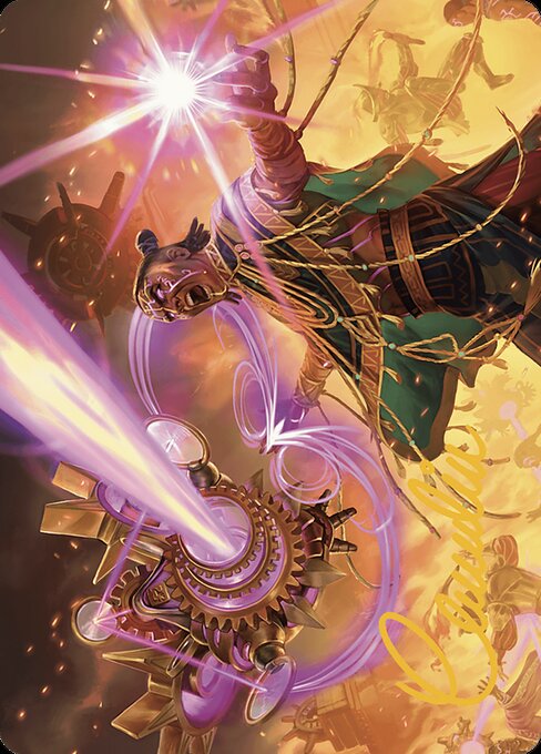 Cosmium Blast Art Token // Cosmium Blast Art Back Token