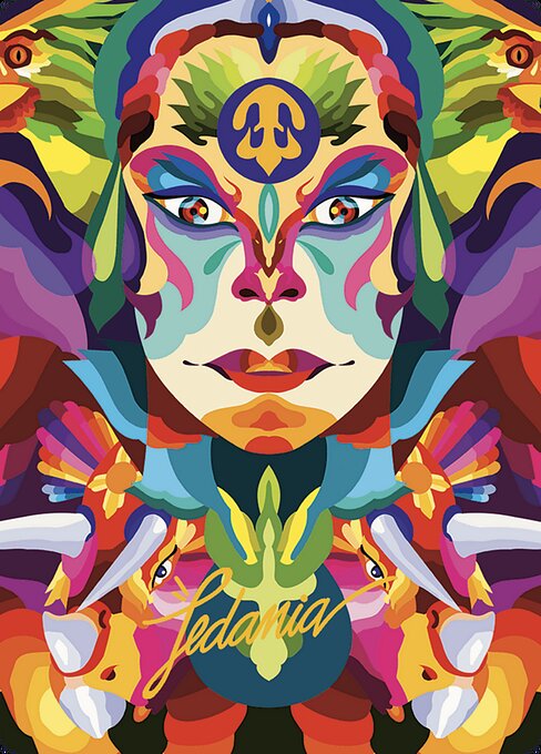 Roar of the Fifth People Art Token // Roar of the Fifth People Art Back Token