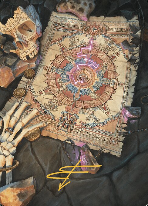 Map Art Token // Map Art Back Token