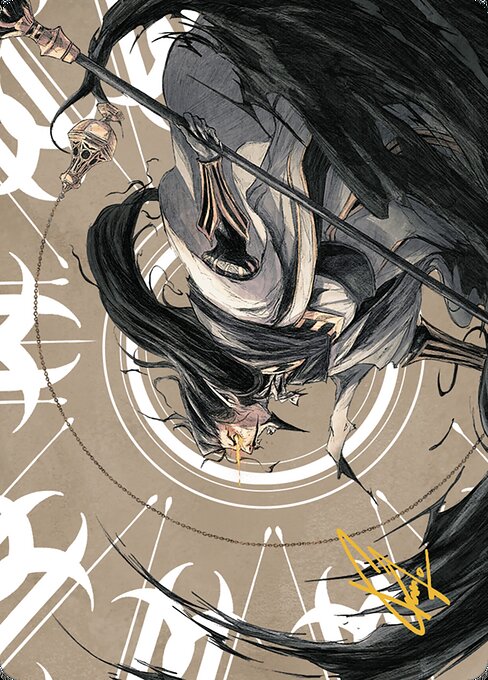 Clavileno, First of the Blessed Art Token // Clavileno, First of the Blessed Art Back Token