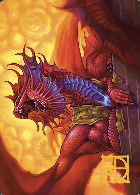 Niv-Mizzet, Guildpact Art Token // Niv-Mizzet, Guildpact Art Back Token