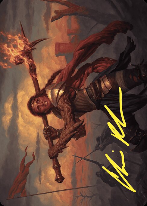 Imodane, the Pyrohammer Art Token // Imodane, the Pyrohammer Art Back Token