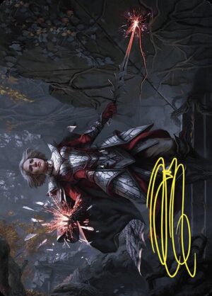 Rowan, Scion of War Art Token // Rowan, Scion of War Art Back Token