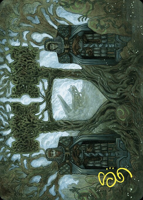 Court of Garenbrig Art Token // Court of Garenbrig Art Back Token