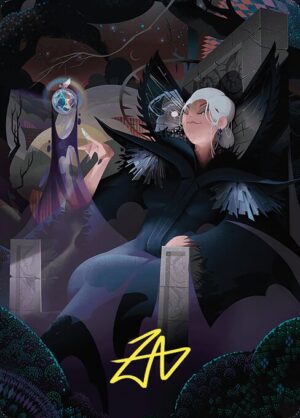 Eriette of the Charmed Apple Art Token // Eriette of the Charmed Apple Art Back Token