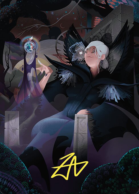 Eriette of the Charmed Apple Art Token // Eriette of the Charmed Apple Art Back Token