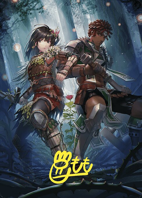 Defense of the Heart Art Token // Defense of the Heart Art Back Token