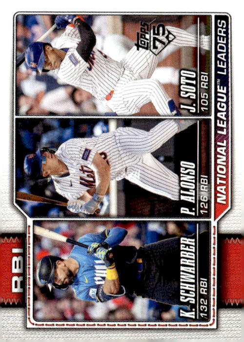 2026 Topps #11 NLL RBI (Kyle Schwarber / Pete Alonso / Juan Soto)