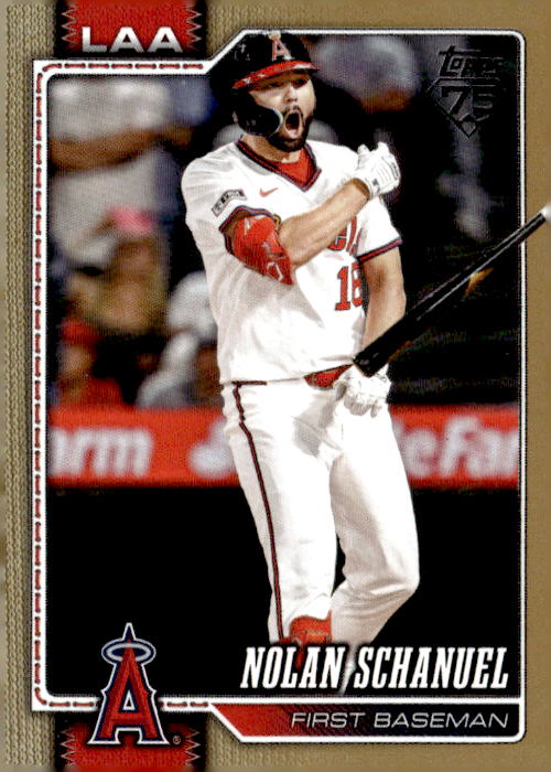 2026 Topps #43 Nolan Schanuel Gold #/2026