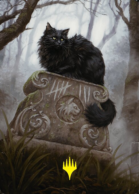 Nine-Lives Familiar Art Token // Nine-Lives Familiar Art Back Token