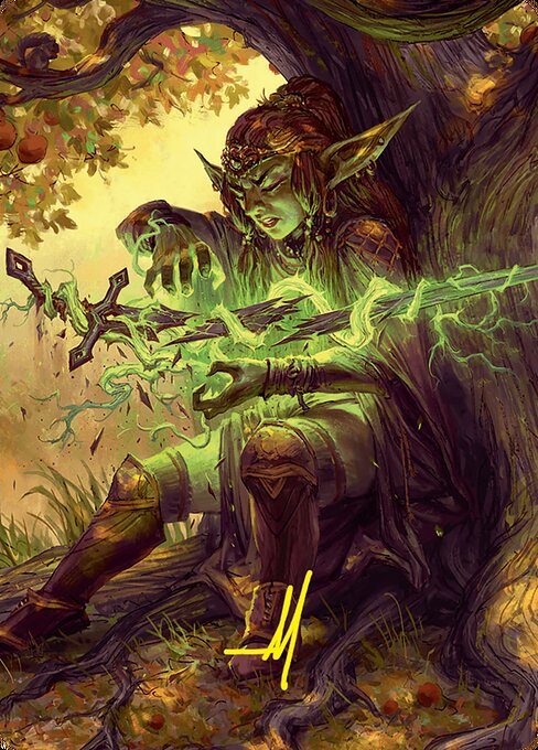 Reclamation Sage Art Token // Reclamation Sage Art Back Token